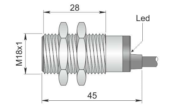 AECO SRL - ACOI18000523 SI18SS-DC8 PNP NO S