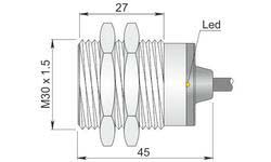 AECO SRL - ACOI30000450 SI30SM-DC15 PNP NO S