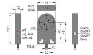 AECO SRL - ACOSIA000113 SIA05-CE NPN NO+NC R
