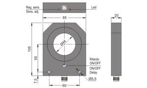 AECO SRL - ACOSIA000131 SIA44-CE NPN NO+NC H R