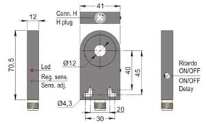 AECO SRL - ACOSIA000141 SIA12-CE PNP NO+NC H R