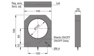 AECO SRL - ACOSIA000157 SIA100-CE PNP NO+NC R