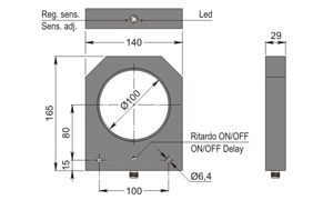 AECO SRL - ACOSIA000158 SIA100-CE PNP NO+NC H R