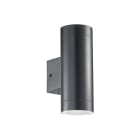 ROSSINI - RSSAPO002N APPLIQUE BIEMISSIONE NERA GU10 IP44