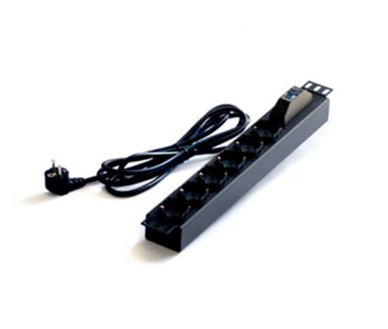 ATP SRL - APS408-002-31 CANALA 1U 6 PRESE CON MAGNET. RAL9005