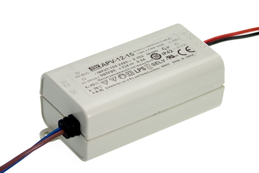 DIGIMAX SRL - DIXAPV-12-5 DRIVER LED 5V 12W CLASSE II 90-264V