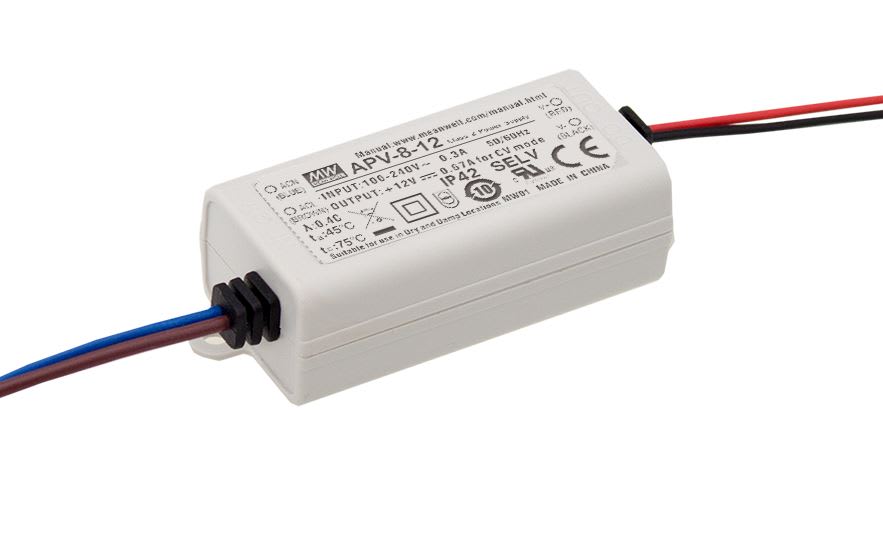 DIGIMAX SRL - DIXAPV-8-5 DRIVER LED 5V 8W CLASSE II 90-264V