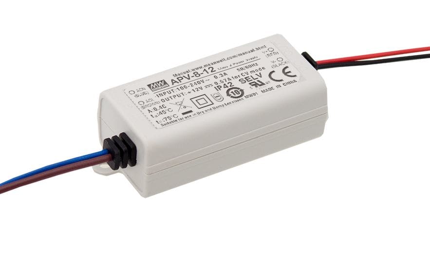 DIGIMAX SRL - DIXAPV-8-5 DRIVER LED 5V 8W CLASSE II 90-264V