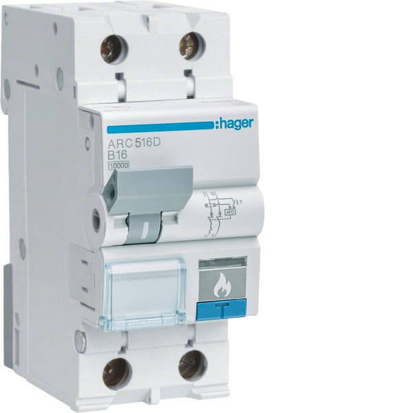 HAGER - HAGARC556D AFDD mit LS 1P+N 10kA C-6A 2M