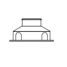 ARTEMIDE ITALIA SRL - ARMNL40021H0 EGO FLAT 55 CASSAFORMA