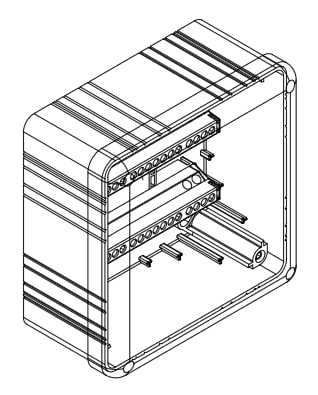 ARNOCANALI SPA - ARN6701TE28.3 SCATOLA EQUIPOTENZ. 30 FORI BIANCO