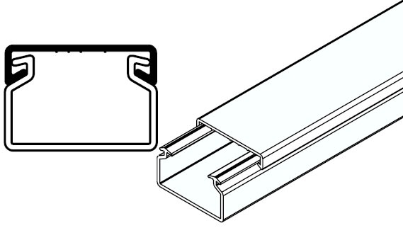 ARNOCANALI SPA - ARNK1841BL.3 MINICANALE 40X18/2 BIANCO