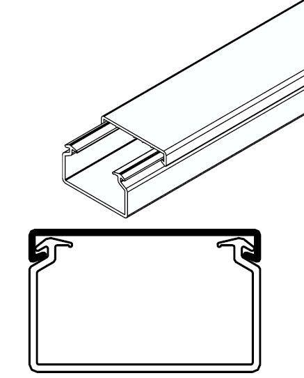 ARNOCANALI SPA - ARNK2540.3 MINICANALE 40X25 BIANCO
