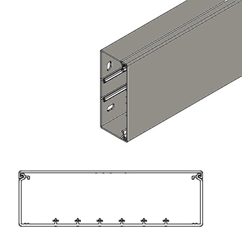 ARNOCANALI SPA - ARNK60200.1 CANALE DIVISIBILE 200X60/7 GRIGIO