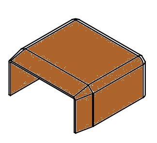 ARNOCANALI SPA - ARNKE1830.52 TERMINALE 30X18 LEGNO SCURO
