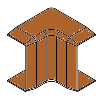 ARNOCANALI SPA - ARNKI1022.52 ANGOLO INTERNO 21X10 LEGNO SCURO