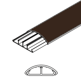 ARNOCANALI SPA - ARNKP1031.5 CANALE SOPRAPAVIMENTO 35X10 MARRONE