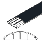 ARNOCANALI SPA - ARNKP1873.2 CANALE SOPRAPAVIMENTO 75X18 NERO