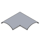 ARNOCANALI SPA - ARNKPW1252A CURVA PIANA X KP1252 ALLUMINIO