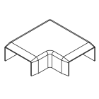 ARNOCANALI SPA - ARNKW2540.3 CURVA PIANA 40X25 BIANCO