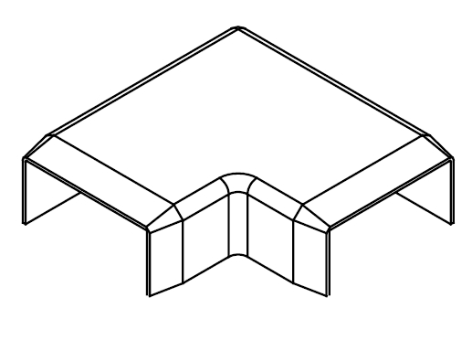 ARNOCANALI SPA - ARNKW2530.3 CURVA PIANA 30X25 BIANCO