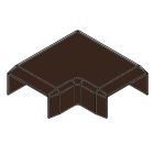 ARNOCANALI SPA - ARNKW1022.5 CURVA PIANA 21X10 MARRONE