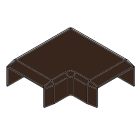 ARNOCANALI SPA - ARNKW1022.5 CURVA PIANA 21X10 MARRONE
