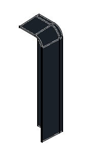 ARNOCANALI SPA - ARNSFE100R.2 TERMINALE DX PER KB103 ANTRACITE