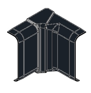 ARNOCANALI SPA - ARNSFI100V.2 ANGOLO INTERNO KB103 NERO