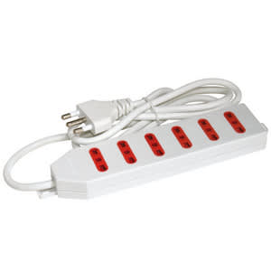 ARTELETA INTERNATION - ARTRL.1116 MULTIPRESA 6 PRESE 10-16A FLAT BIAN