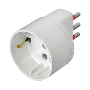 ARTELETA INTERNATION - ARTRL.9287.B ADATT.SCHUKO 2P+T 10A 250V BIANCO