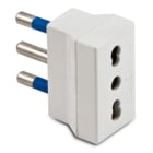 MASTER SRL - MSTAS05621 ADATTATORE SEMPL.BIVALENTE 16A 2P+T BIAN