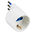 MASTER SRL - MSTAS05851 ADATTAT. S11/SCHUKO 10A 2P+T BIANCO