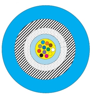 ACOME S.A - AS2B1156A CAVO 8FO CLT OS2 LSZH INT/EST MET