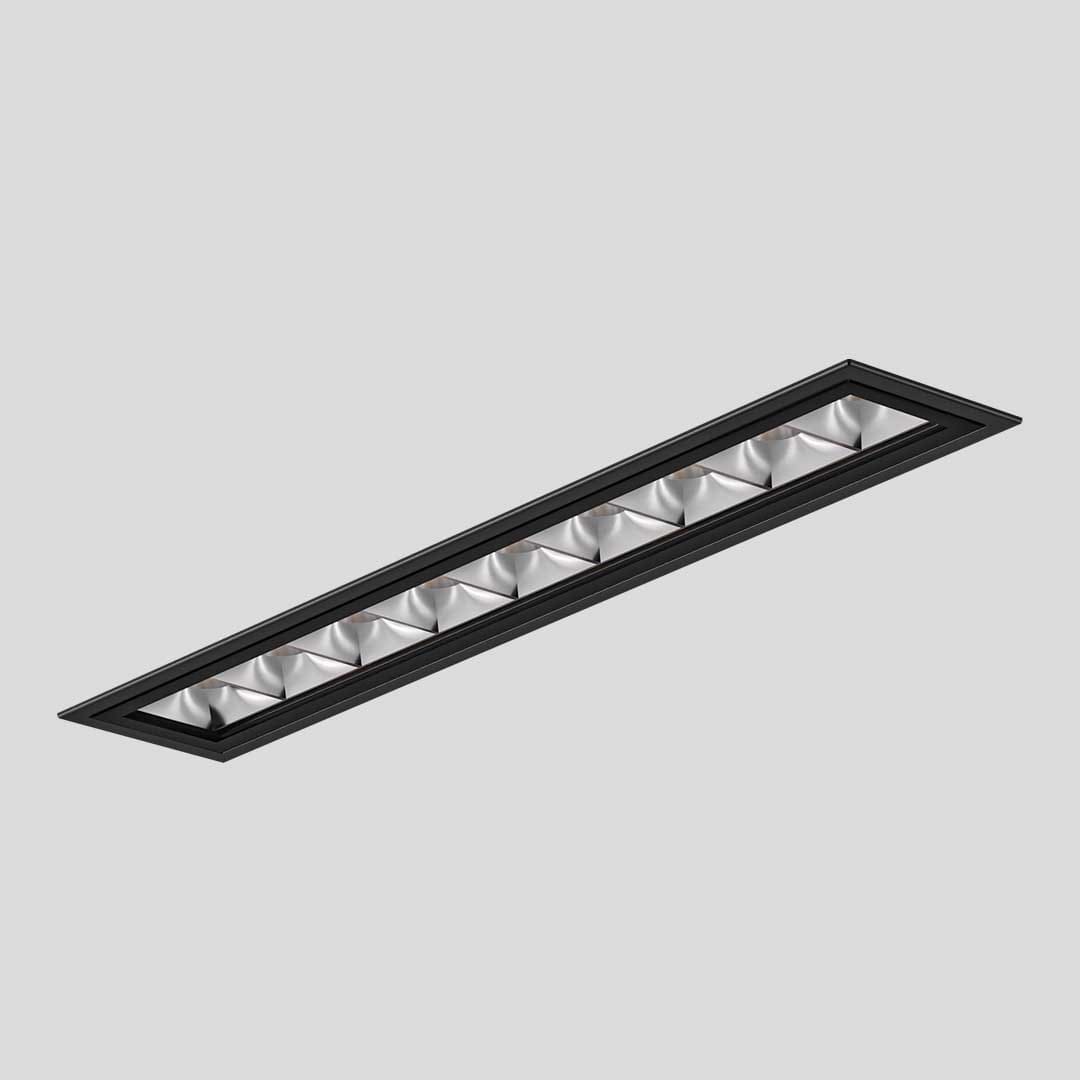 SIDE SPA - SDE3920-LBN-75 RULED LINEAR INCASSO 60X365MM 28.5W 4150