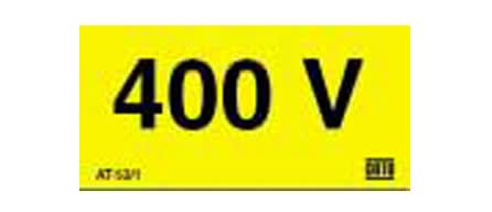 OCMEI SRL - OCMAT-53/1 ETICHETTA 400 V 100M