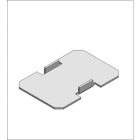 ALUSISTEMI - ALUATL047.4565 TAPPO COPRIFORO PER PROFILO 45X65