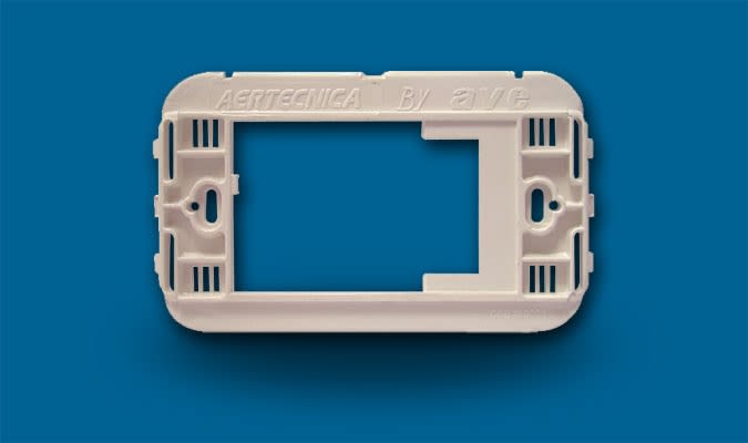 AERTECNICA SPA - ATNNA680 SUPPORTO ADATT. PLACCA AVE AVORIO