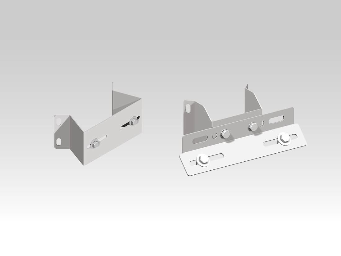 TEC-MAR SRL - TCMTASC1030X300 ATT. ANGOLARE A PARETE L.300MM ACCIAIO I