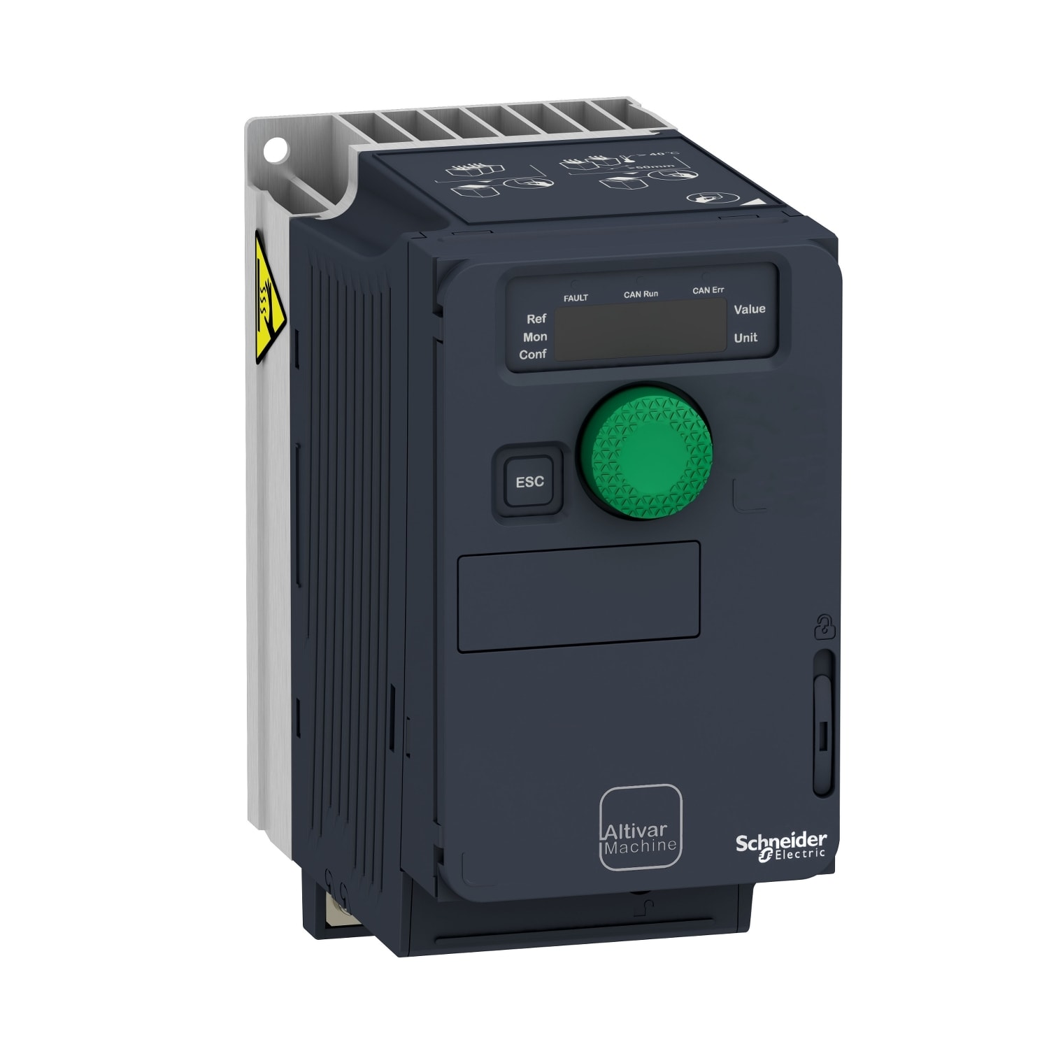 SCHNEIDER ELECTRIC - SNRATV320U06M3C Variatore di velocità ATV320 - 0,55kW - 200V trifase - compatto