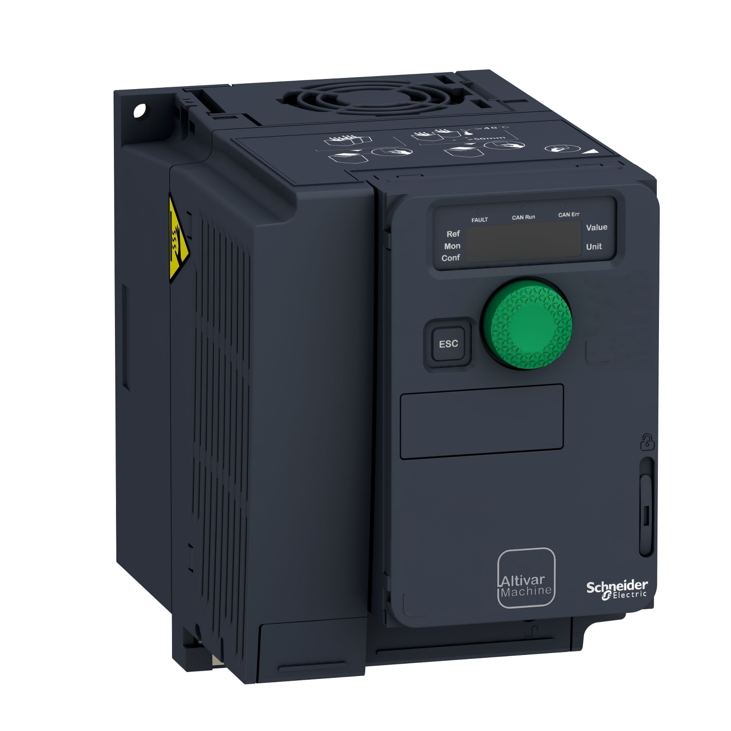 SCHNEIDER ELECTRIC - SNRATV320U22M2C Variatore di velocità ATV320 - 2.2kW - 200...240V - 1 phase - compatto