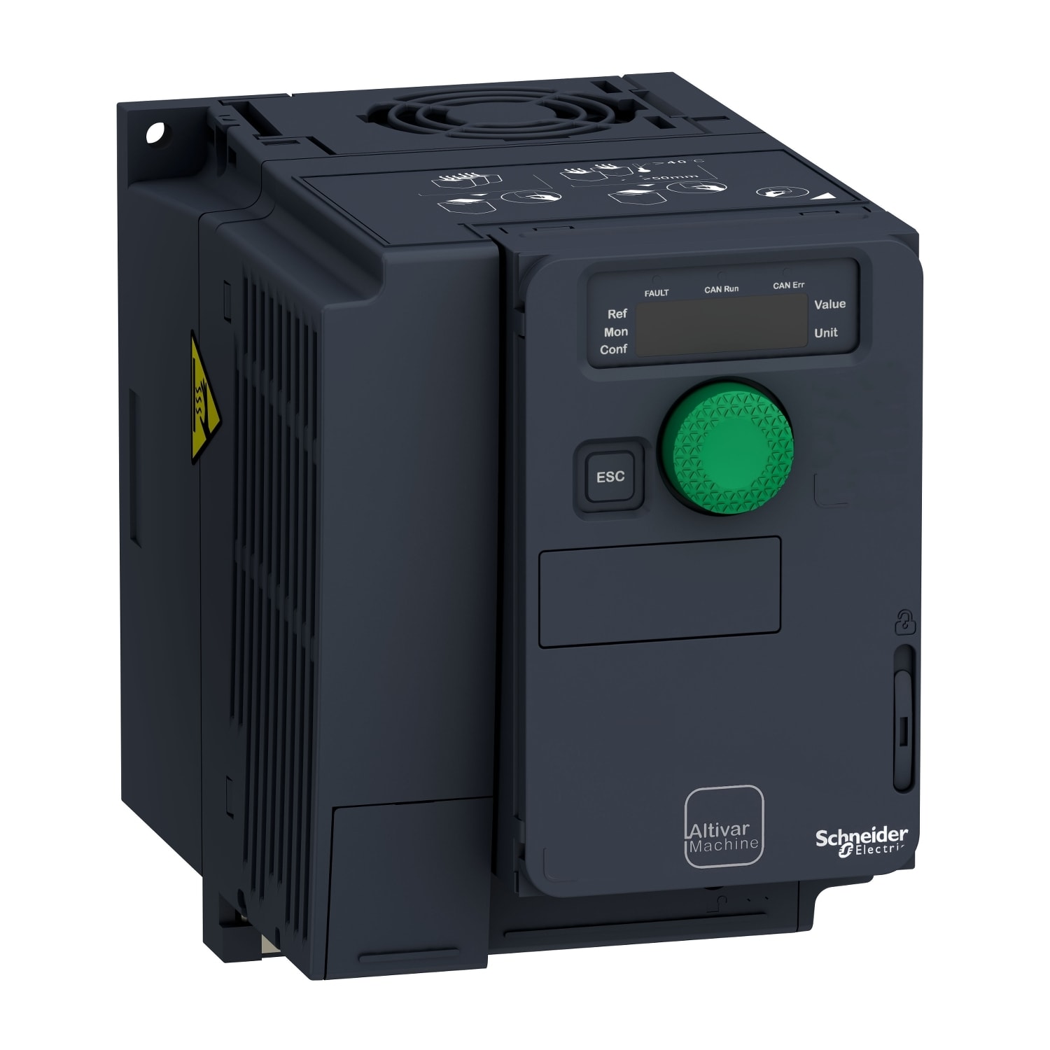 SCHNEIDER ELECTRIC - SNRATV320U11M3C Variatore di velocità ATV320 - 1,1kW - 200V trifase - compatto