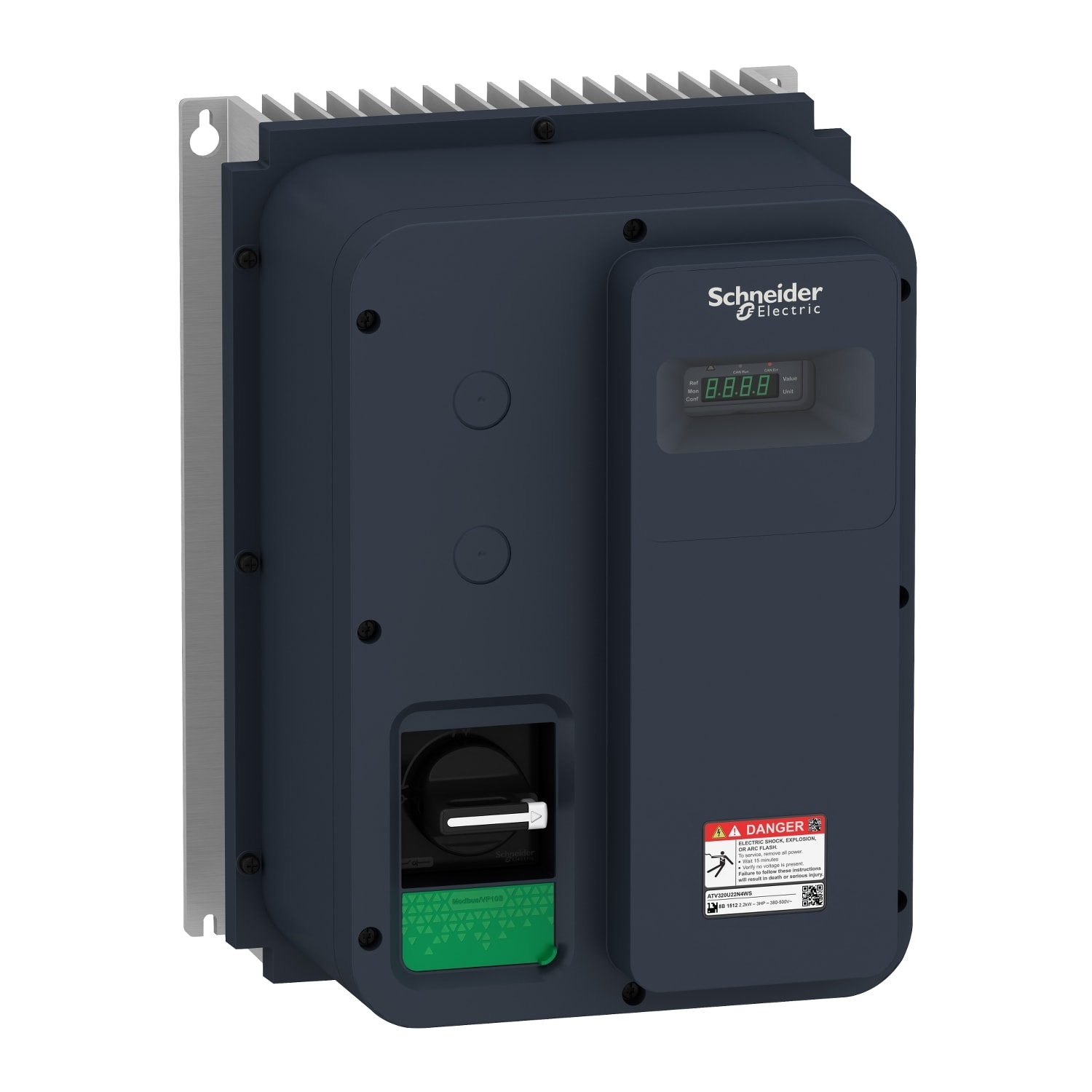 SCHNEIDER ELECTRIC - SNRATV320U40N4WS ATV320 IP65 4KW 500V TRI CON SEZ
