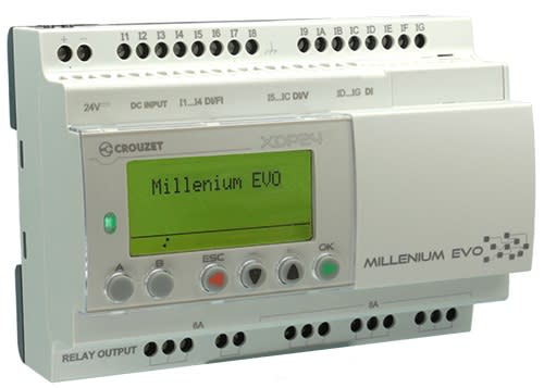 CROUZET - CRO88975101 MILLENIUM EVO LOGIC CONTROLLER, XDP24, W