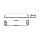 L&L LUCE E LIGHT - L&LAV0D002406020 DALI/PUSH 60W 24V 220VIN 225X43X30MM