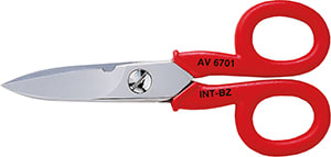 INTERCABLE SRL - INRAV6701 FORBICI PER ELETTRICISTI DIRITTE