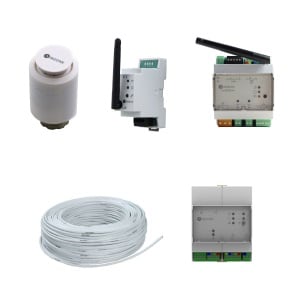 AIRZONE ITALIA SRL - AIZAZCE8PVALR8 Pack Airzone Flexa 25 VALR per radiatori