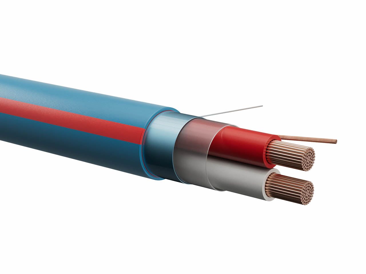 BERICA CAVI SPA - BECB3404022B ALLARME 2X0,50+4X0,22 - 36762 BLU