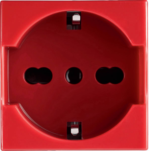 BOCCHIOTTI SPA - IBOB02811 PRS SCH.2P+T 16A R PRESA SCHUKO/BIV.