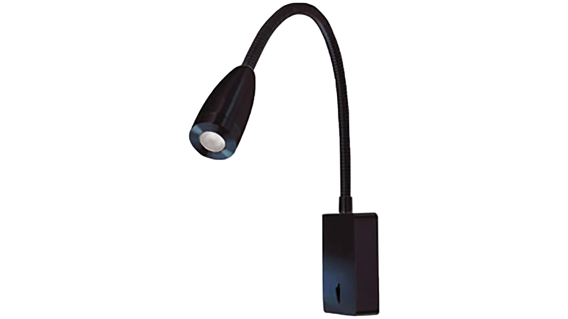 BRILUX SRL - BR1B500-R9305E LAMPADA A LED MURO FLESSIBILE NERO CON A